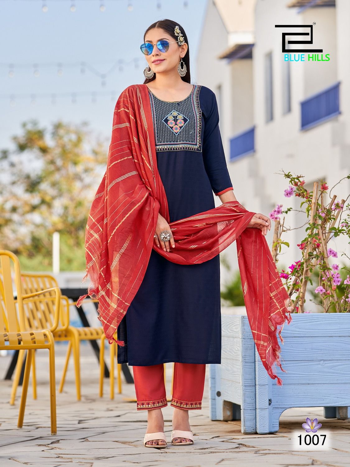 Blue Hills Skyline Vol 15 Readymade Suits Catalog
